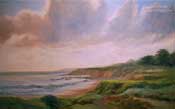 Moonstone Beach 20 x 32 oil painting