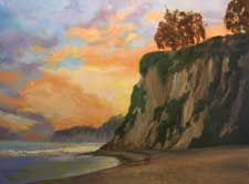 Paradise Cove Sunset, Malibu Beach 18 x 24 inches