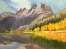 Silver Lake Sierra, June Lake Loop oil painting