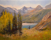 South Lake Bishop art landscape oil painting Sierras
