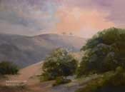 Sunrise Two Tree Hill Ventural oil painting