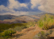 Arizona Desert Hills oil painting