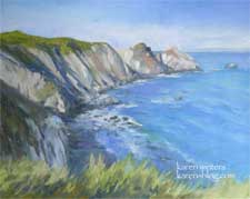 California Coast Big Sur Oil Painting