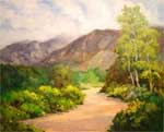 Eaton Canyon Springtime Pasadena California oil painting