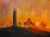 Long Beach Lighthouse of Sight Lions Club Painting