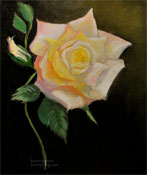 Peace Rose oil painting sold