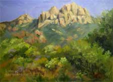 Sandstone Peak Boney Mountain oil painting