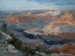 Grand Canyon Oil Painting Sculpted by Time